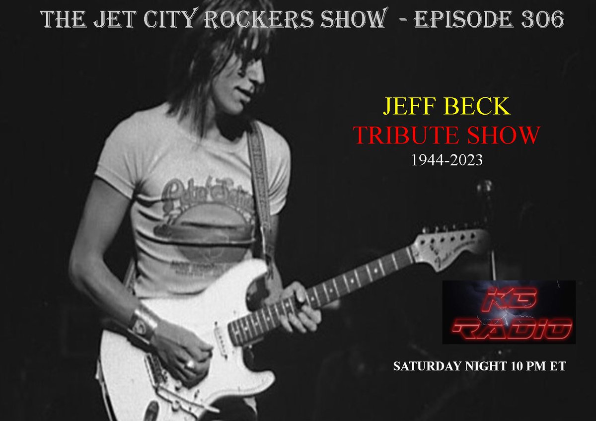 Tune in tonight at 10 ET on <a href="/KBRadio_Canada/">Sugar Mummies to Date</a> for a very personal tribute to <a href="/jeffbeckmusic/">Jeff Beck</a> #JeffBeck #radio #rock we will also be serving the Bolero Cocktail!
