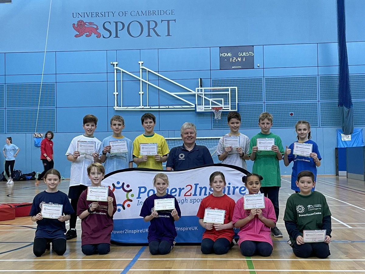 QuiltersJunior's tweet photo. Thank you so much to @Power2InspireUK and @JohnWillisP2I for inviting us to participate in the Power House Games @Cambridge_Uni yesterday. The children had a great time playing a variety of inclusive sports &amp; they represented our school impeccably as usual. #inclusion #sport https://t.co/Ygy6LKQiG2