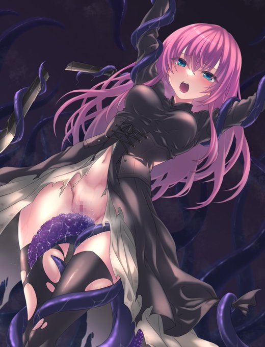 (skeb)依頼主様のオリキャラちゃんの拘束触手ブラシ責めを描きました
ついでに武器も折っておきました(これは個人的な趣味) 