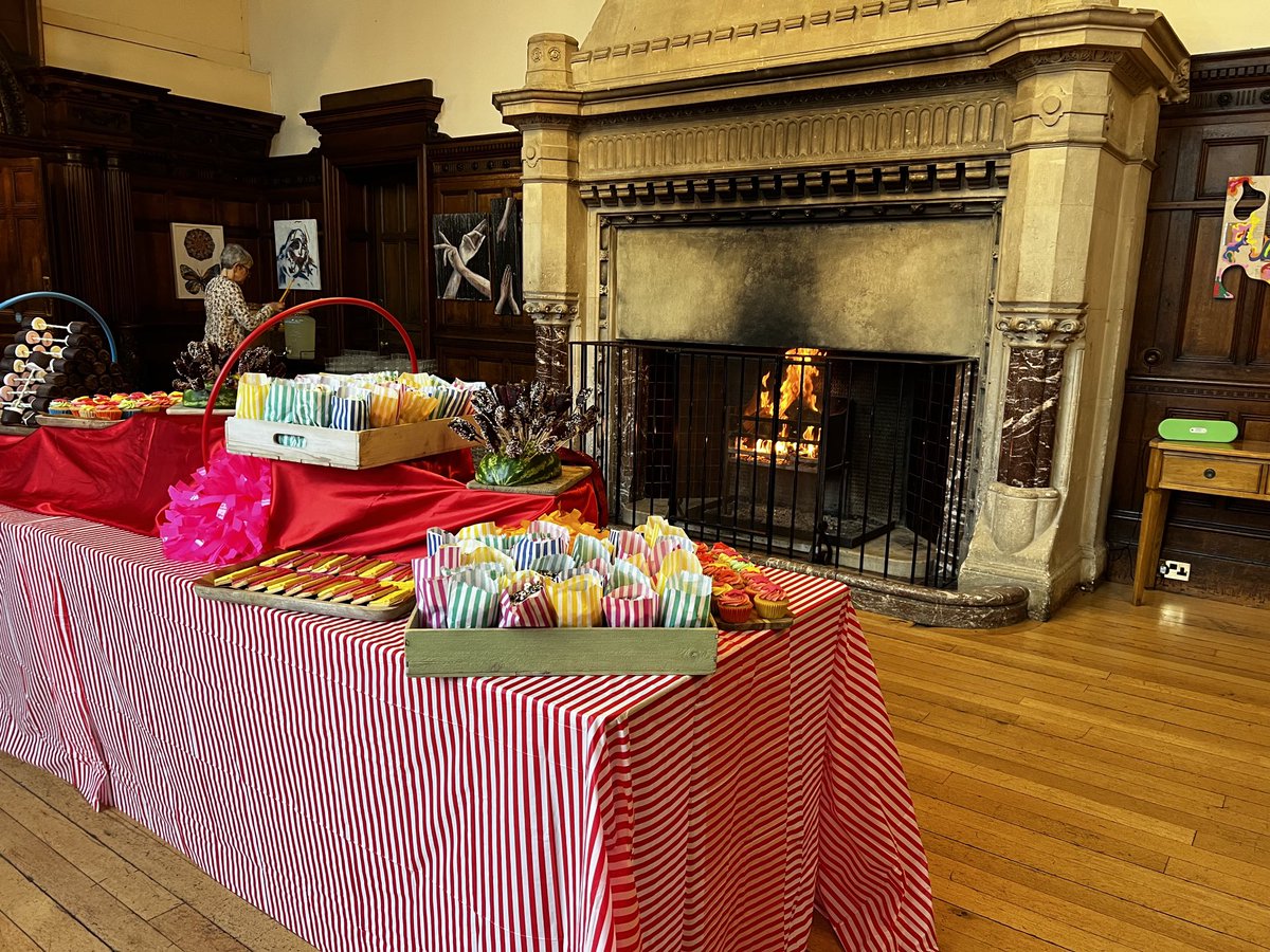 rickclarke72's tweet photo. An amazing circus-themed spread for our prospective students after a wonderful entrance day ⁦@FrenshamHeights⁩. https://t.co/YdXKsAC2pC