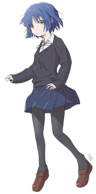 青髪ショート山田ほんすこ(すこ)(ΦωΦ)タップ懇願#ぼっち・ざ・ろっく 