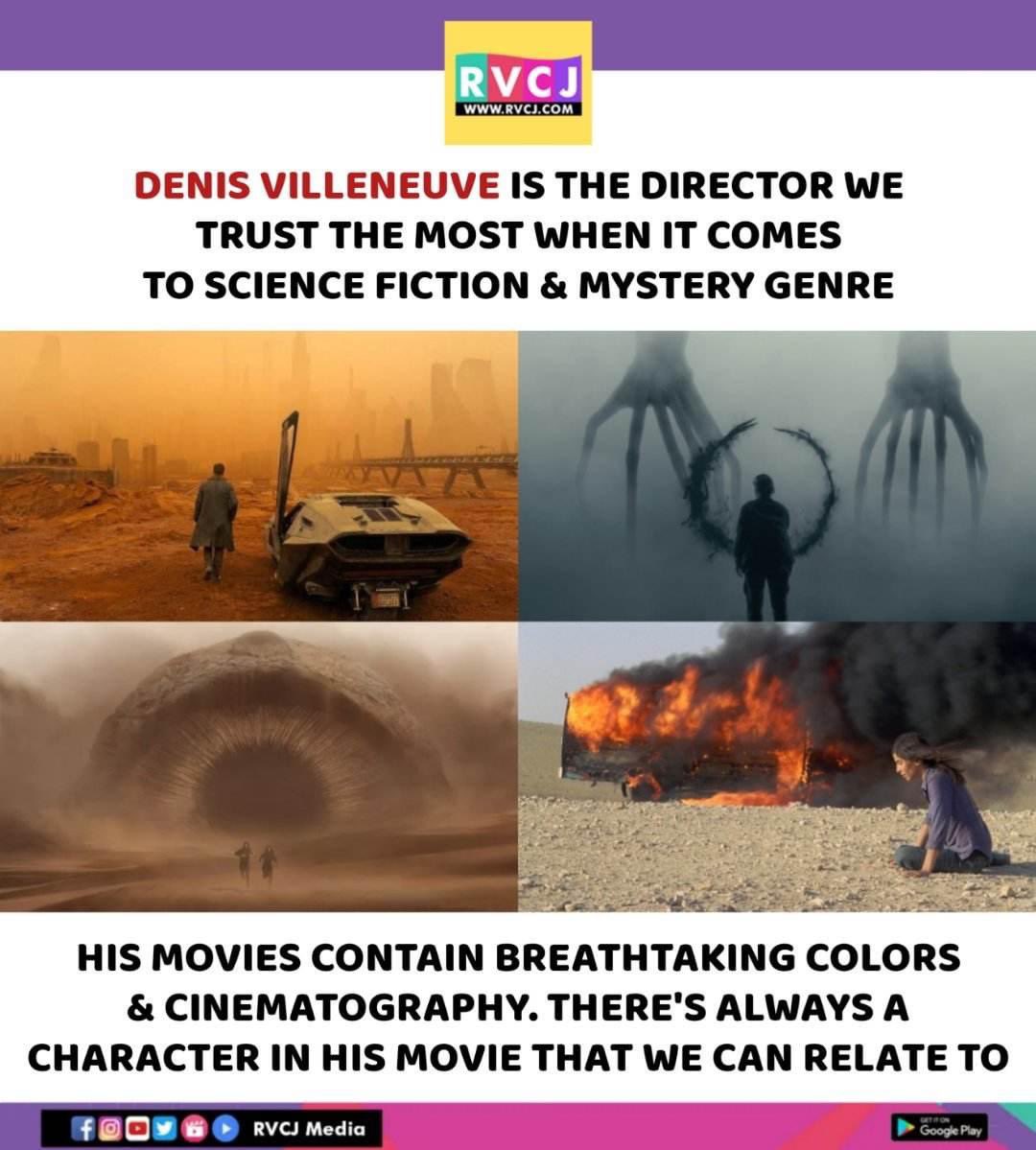 Trusted director..
#denisvilleneuve #hollywood #director #rvcjmovies