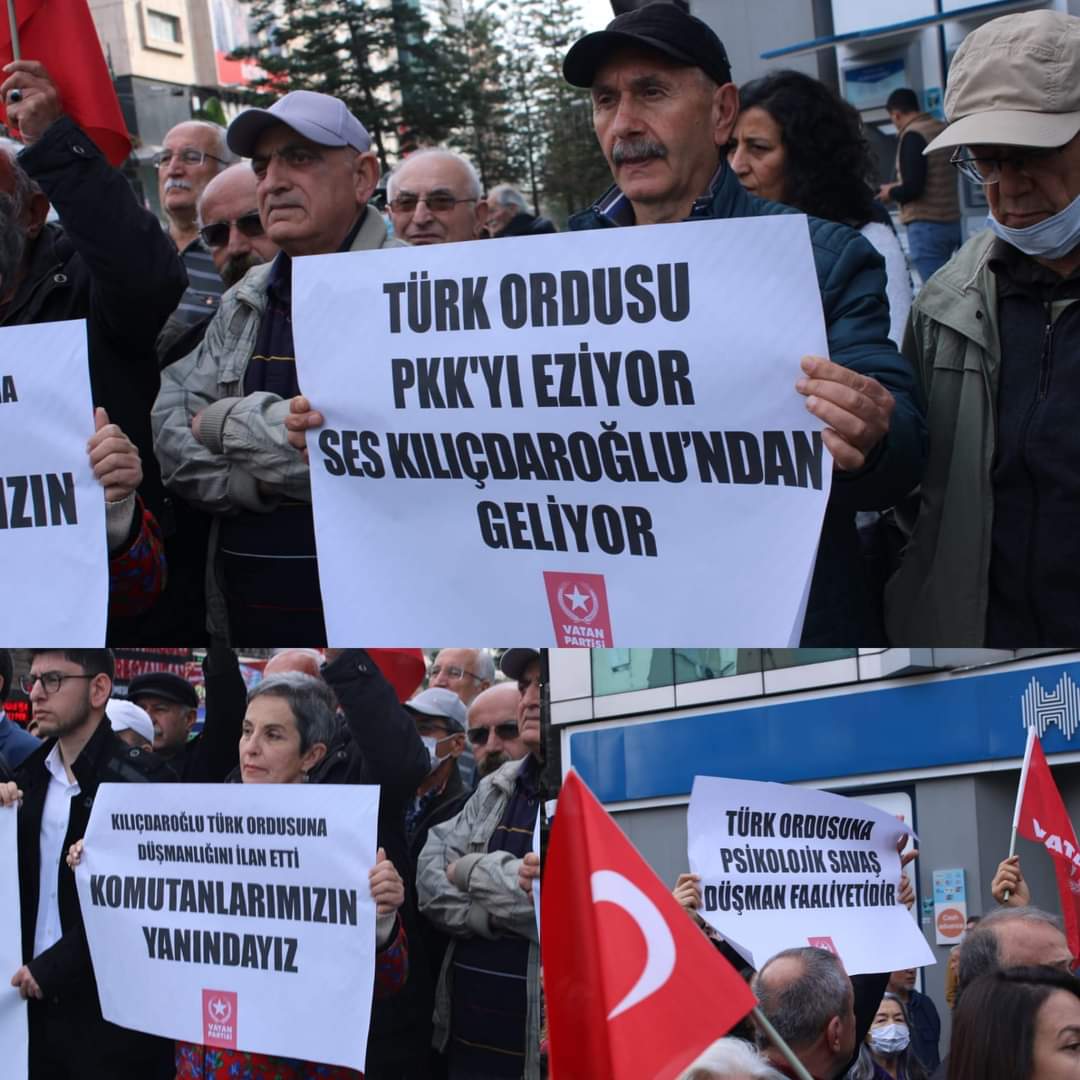 kad_oncu's tweet photo. Genel Başkan Yardımcımiz ve İl Başkanımız Serdar Üsküplü, CHP Genel Başkanı Kemal Kılıçdaroğlu'nun Türk Ordusuna karşı bozguncu açıklamasına cevap verdi:
"ABD, Türkiye'ye silah göstermektedir. Kılıçdaroğlu gibi unsurlar iç cephede bozgunculuk yapmak için harekete geçirilmiştir." https://t.co/72RmfYYXIS