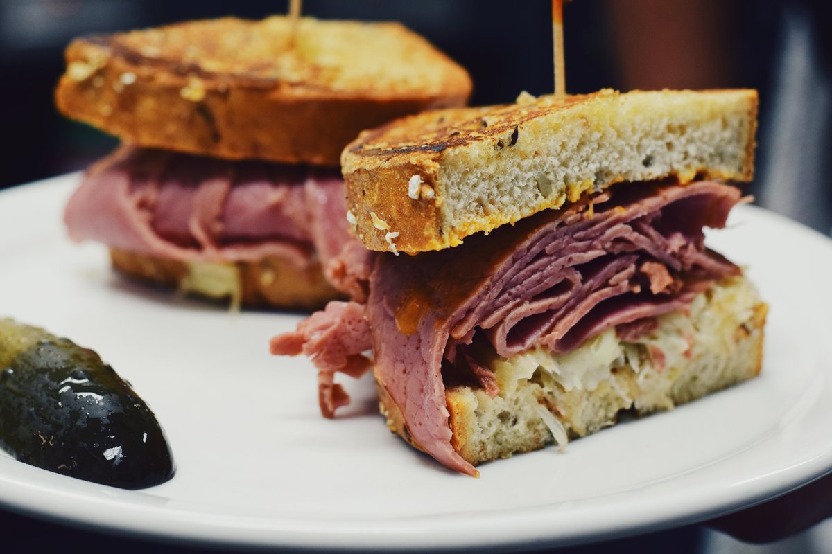 It’s National Hot Pastrami Sandwich Day and the best mustard to top one-off is a spicy brown mustard like Bertman Original Ball Park Mustard! So hit your local deli, order one up and make it better with Bertman! #NationalHotPastramiDay