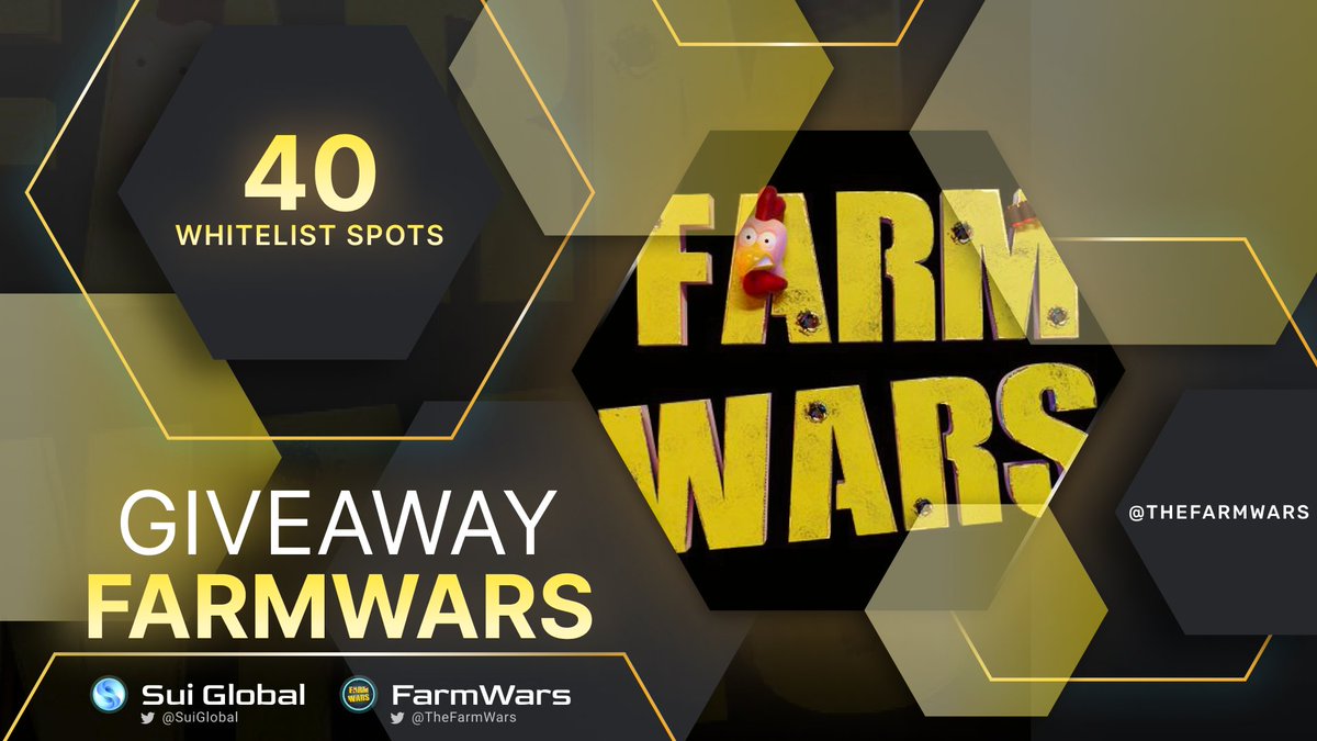 Farm Warriors,

We are extremely proud to announce a massive GIVEAWAY with <a href="/SuiGlobal/">Sui Global</a>! 🎁🤝

40 WL spots are available. 🔥

1⃣ Go to app.quest3.xyz/quest/72857624…

2⃣ Complete the tasks.

3⃣ Get your WL.

Good luck, warriors.

#Sui #Suinami #SuiNFT