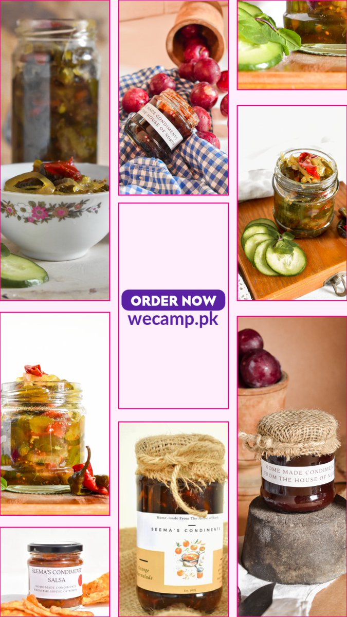 wecamp_pk's tweet image. Seemas Condiments knows how to pickle her way into your heart, try her delicious home made condiments and have your life changed forever. 

Dm to order 💜

#wecamp #pickles #Takeyourfirststep #shoplocal #eathealthy #cleaneating #supportwomen