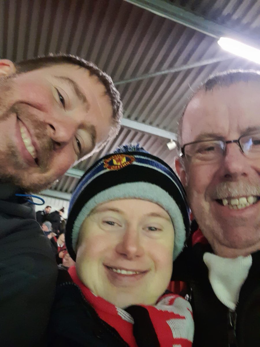Happy dance from my lot . Come on you Reds.  On fire 🔥 <a href="/ManUtd/">Manchester United</a> #seasontickets #ManchesterDerby #United