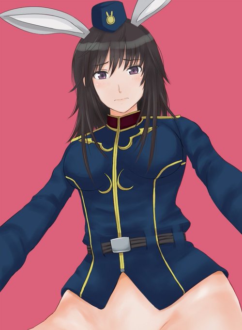 ちなみにうさぎ年だから宮前先輩を描いたって事もあります(過去絵より) 