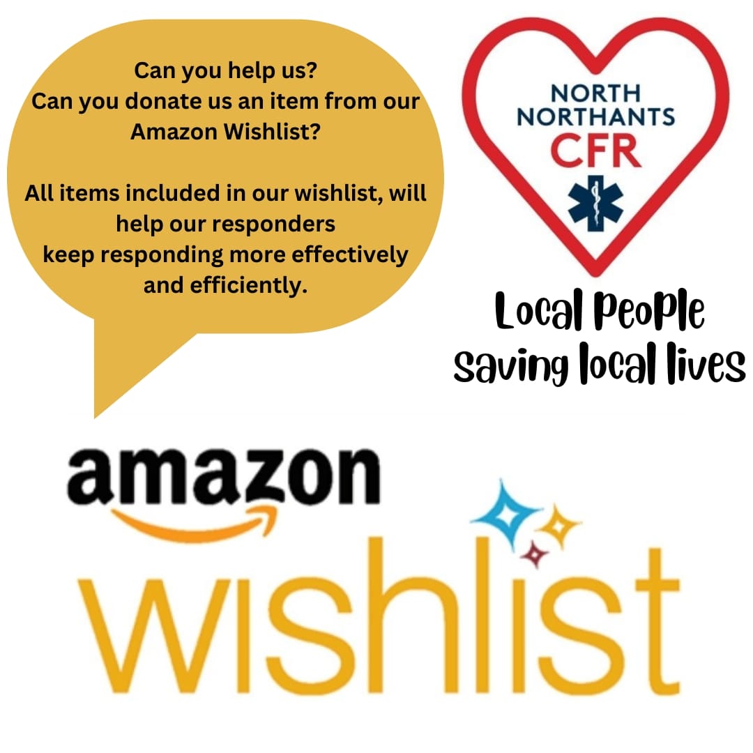 N_NorthantsCFR's tweet photo. Would you like to help us somehow? Why not help us by purchasing something from our #AmazonWishList : 
https://t.co/pk4Y1ssrbY
These items will get sent straight to us and be used to help our responders keep responding. ❤
#charity #donations #TeamNNFR https://t.co/8e0Ag1xycZ