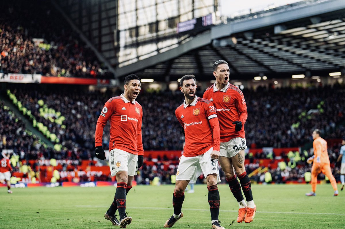 ManUtd's tweet image. Heeeee’s electric ⚡️

🔴 @B_Fernandes8 

#MUFC || #MUNMCI