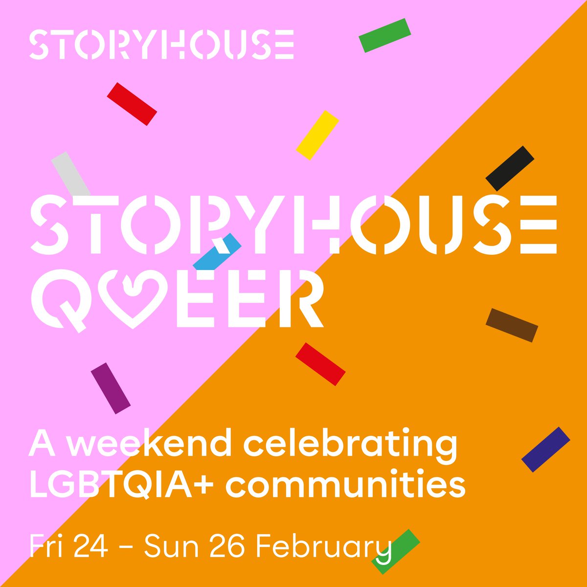 StoryhouseLive's tweet photo. ✨Special film screenings as part of #StoryhouseQueer - A weekend celebrating LGBTQIA+ communities. 🏳️‍🌈

📽️ #Joyland opening night screening: Fri 24 Feb.

📽️ #BlueJean + Q&amp;A w/ film producer Hélène Sifre: Sat 25 Feb.

📽️ #HEDDA (after Ibsen) + Q&amp;A w/  @DavidHoylesNest: Sun 26 Feb. https://t.co/Q6Mau3XkTm