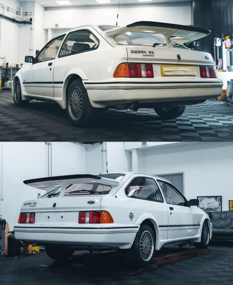 marqueonedetail's tweet photo. #Ford #Sierra RS #Cosworth now complete, what a privilege to be part of the team that has brought this classic back to life #restoration #classiccars #detailing #marqueonedetailing https://t.co/aV3arq7BBV