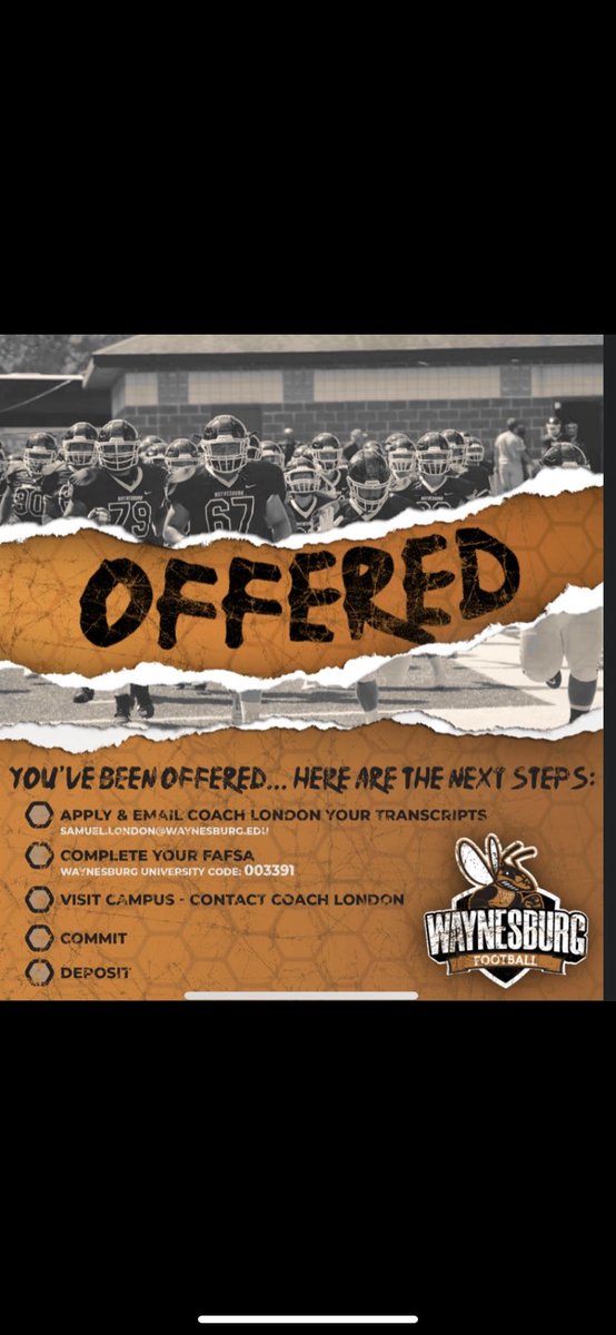 LabikJay's tweet photo. Blessed and thankful to recognize my first Division lll offer from Waynesburg University https://t.co/CRkcERfAMM