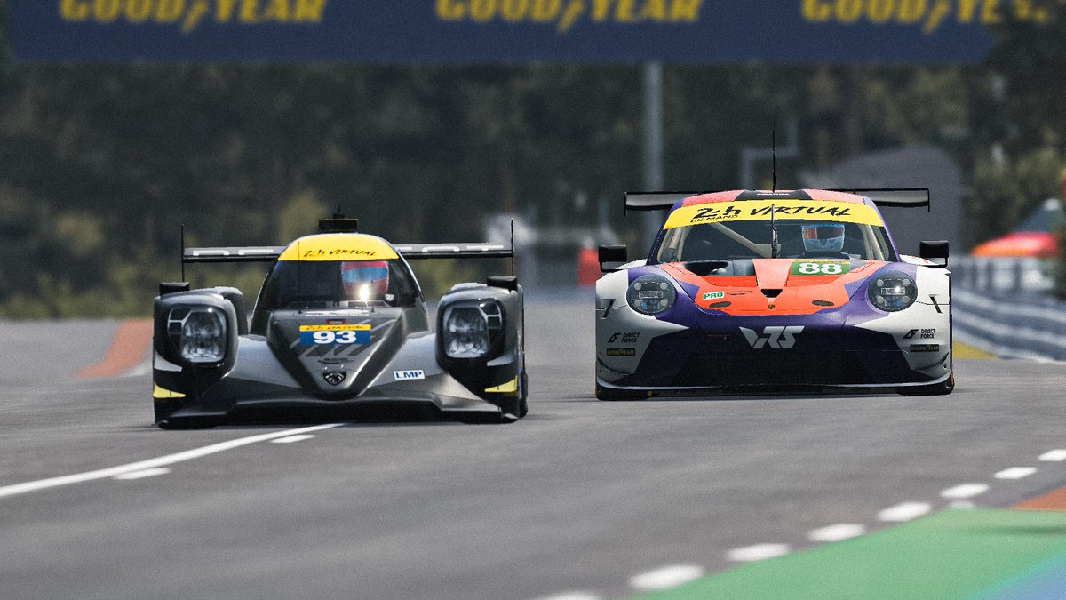 PorscheRaces's tweet photo. #LeMansVirtual - Quick look at the @LeMansVirtual #GTE class: Alexander Tauscher has taken the lead in the #88 #Proton @CoandaEsports #Porsche #911RSR. 

Further placings:
P3 - #77 @ProtonRacing 
P9 - @redbullracingES 
P10 - @InSpeedRacing https://t.co/f6eqqlcqFj