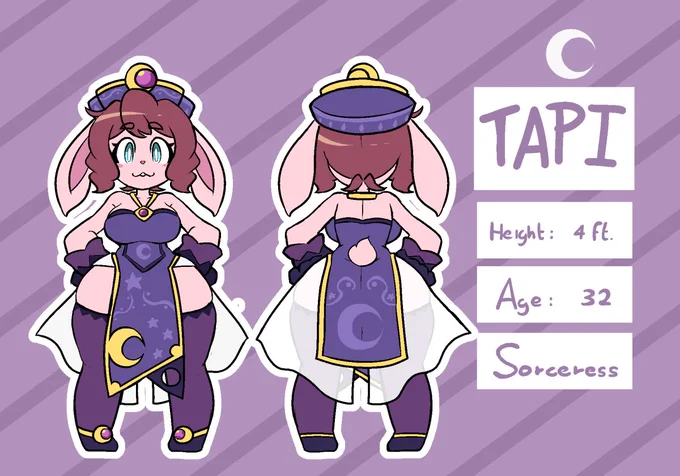 I said I would make a bunnuy and here she is, her name is Tapi 