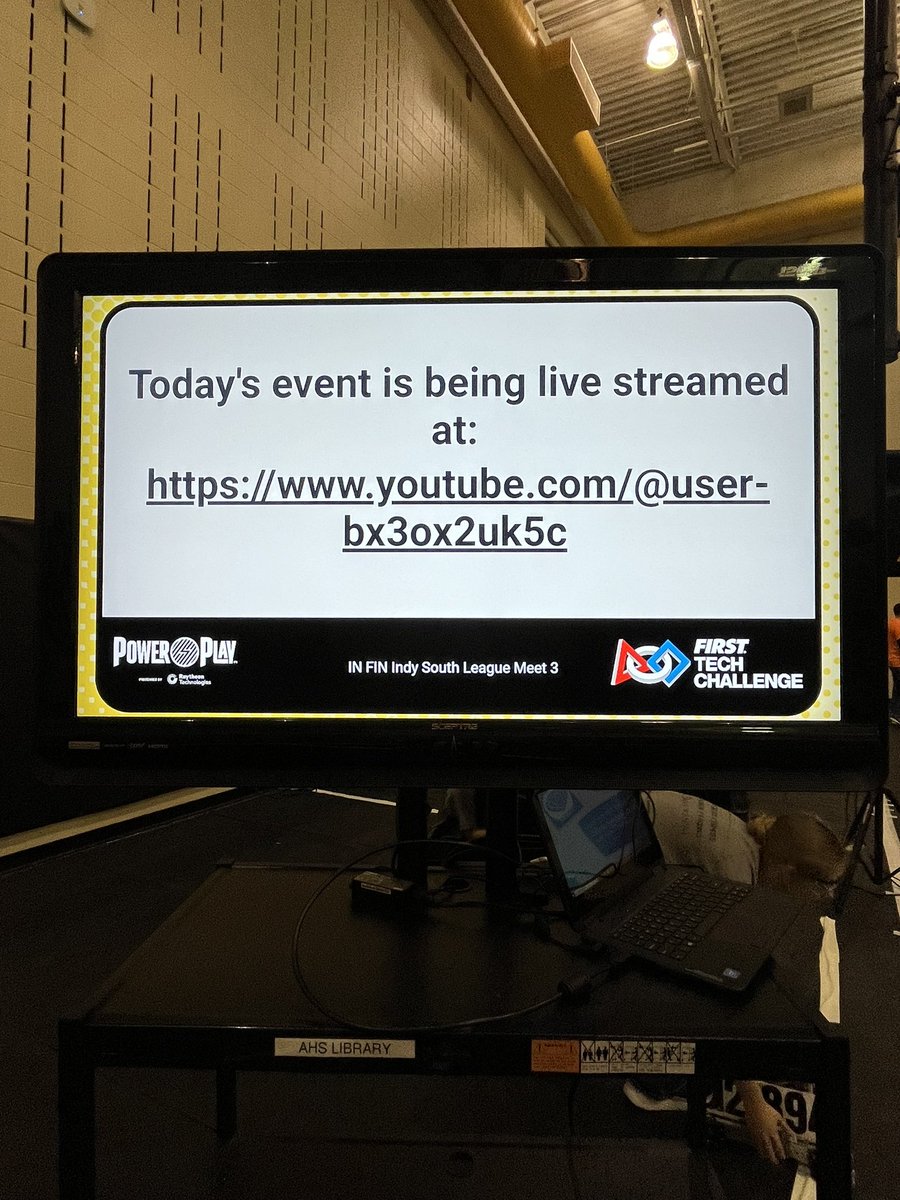 Time to play robots! Matches start at 10:30 am. You can watch online or come join us at Avon High School. Good luck to all the teams in the Indy South League!