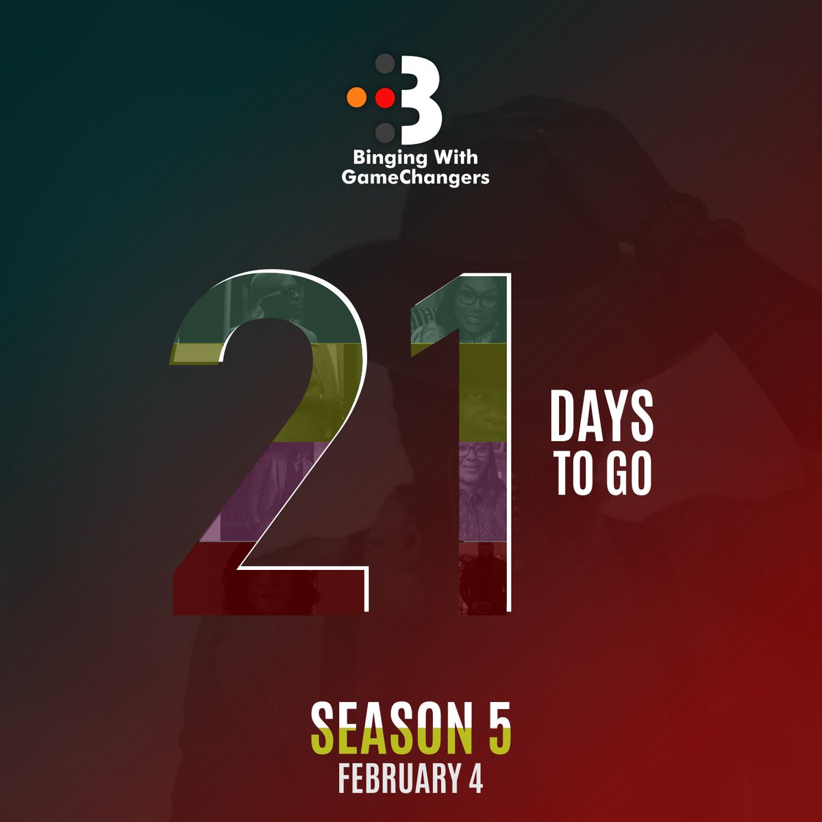 thebwgshow's tweet photo. It's drawing closer, we're just 21 days to Binging with our Brand New Season 5 GameChangers🤩😍🤩
Let the countdown begin 🥁🥁🥁

 #Wecantwait #Countdown 

#NewSeason
#Talkshow
#Naijatv
#BingingwithGameChangers 
#thebwgshow https://t.co/UvfA7IyAZy