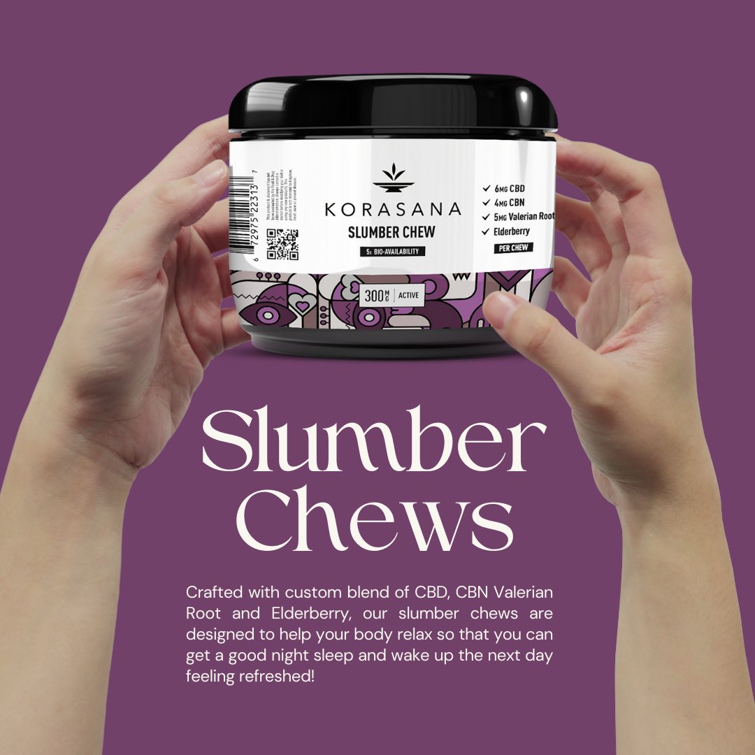 Have you tried our Slumber Chews? Our slumber chews are designed to help your body relax so that you can get a good night's sleep and wake up the next day feeling refreshed!

#cbdinfo #cbdproducts #hemp #cbdcommunity #cbdgummy #cbdforsleep #sleepgummies