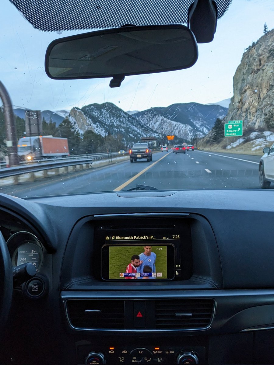 Manchester is RED. 

This is how we watch <a href="/ManUtd/">Manchester United</a> on a Colorado blue bird day. 
#mufc