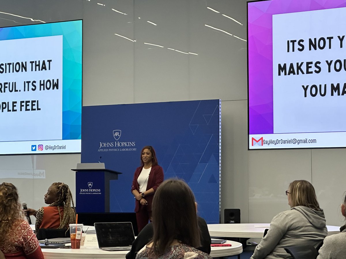 Leadership lessons from current MAESP President and Principal in PGCPS Dr. Daniel today. Sharing her knowledge with aspiring Principal’s and aspiring Assistant Principal’s. So motivational and inspirational! <a href="/Maespmd/">MAESP</a> <a href="/HeyDrDaniel/">Dr. Ryan Daniel</a> #NLL_maryland