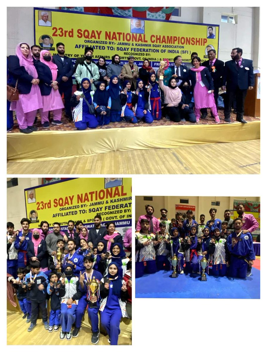 MShupiyan's tweet photo. Everyone has the fire, but the #champions know when to ignite the spark.” ...
Team shopian boys and girls  bagged 14 medals in 23rd #National championship which is held at jammu in which 2 players #Fazain_ayoub_khan and #Tawqeer_Ashraf from district shopian who won Grand champion https://t.co/MPu31ZkObP