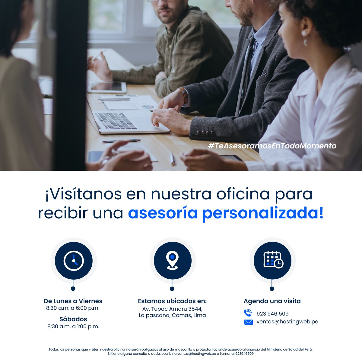 Recuerda visitarnos y poder ayudarte a elegir el mejor servicio de acuerdo a la necesidad de tu negocio. 🤓

Agenda una visita aquí ▶️ wa.link/z0yuq7
#hwperu #oficinapresencial #asesoriapersonalizada