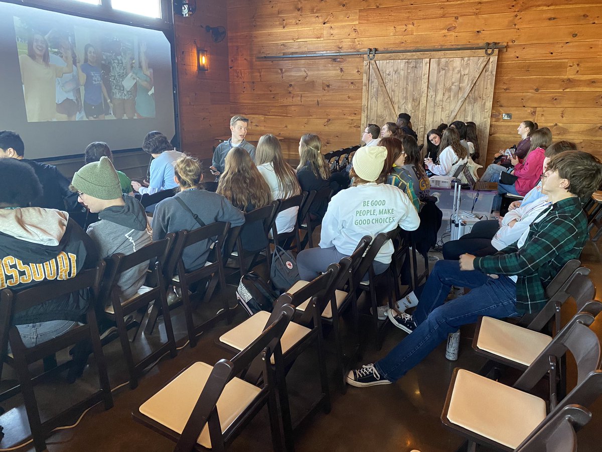FrauTholen's tweet photo. Winter Energizer is here! Some of the finest student leaders from around Missouri are gathering in Jeff City for a day of learning, growing, and fun! It’s good to see ya! #MASCxWE https://t.co/w2e9FmJktx