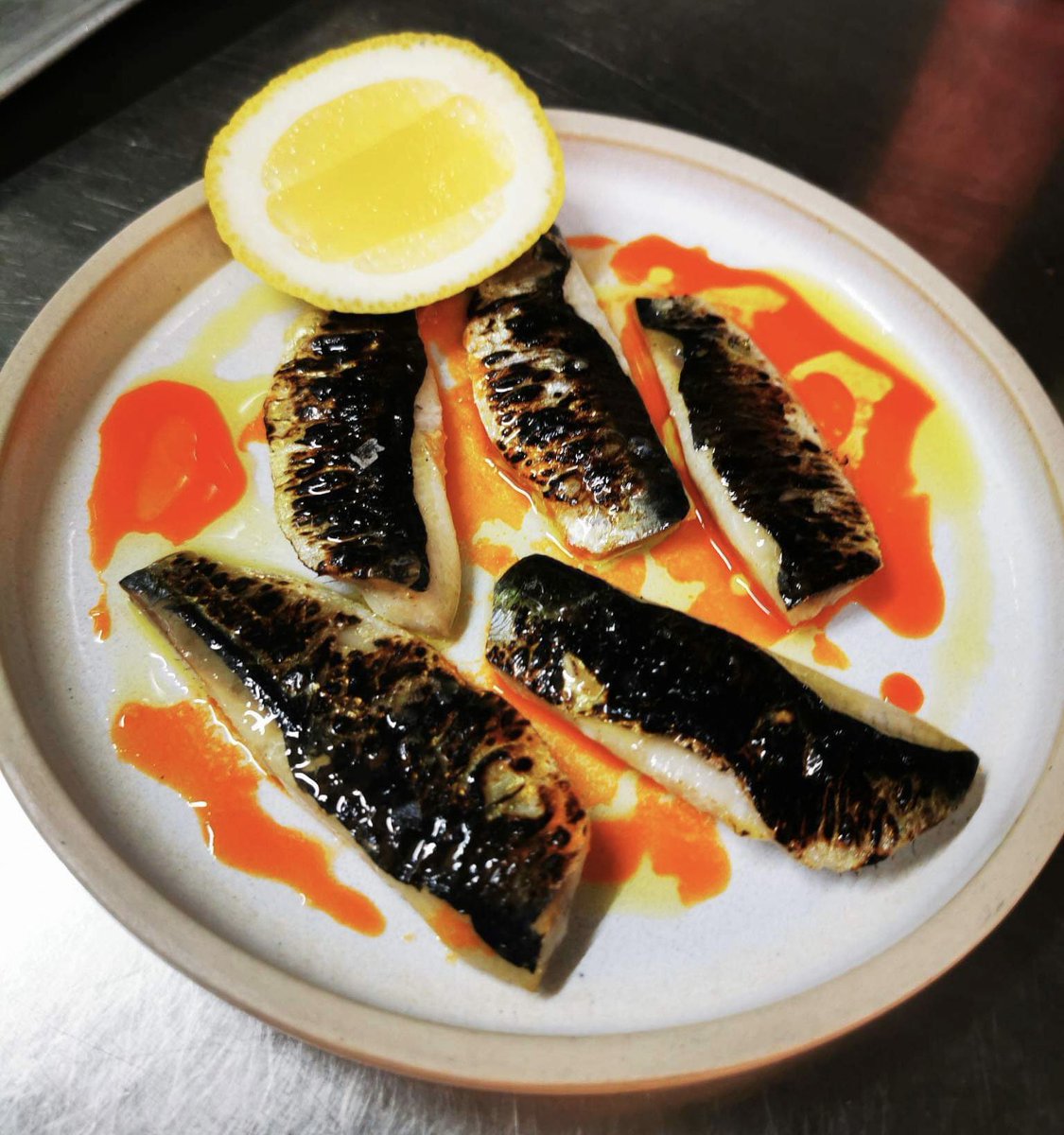 Saturday vibes with Grilled Fillets Of Cornish Sardines – Our House Hot Sauce & Lemon #routenewcastle #newcastle #ne1 #newcastlefood #foodie #goodfoodguide #michelin #bibgourmand