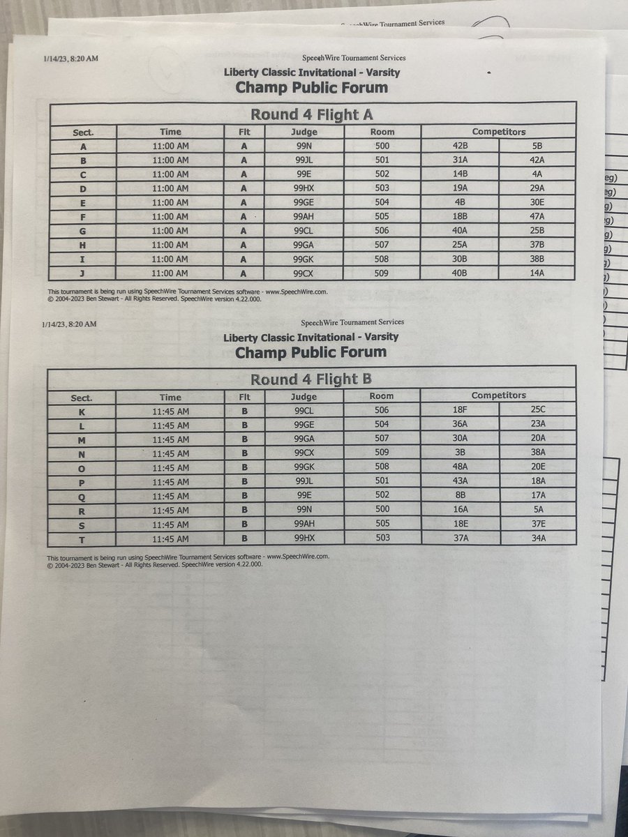Liberty Classic Invitational - LHS Speech & Debate tweet media