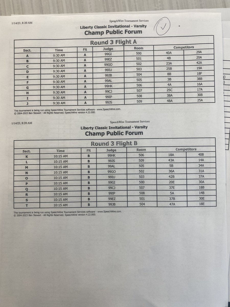 Liberty Classic Invitational - LHS Speech & Debate tweet media