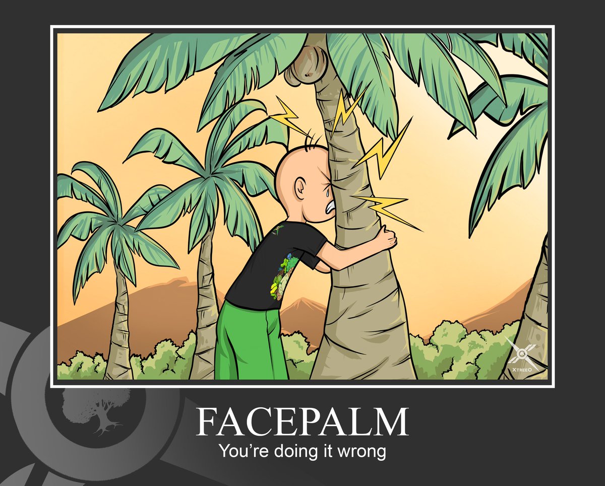 xtreeo's tweet photo. 𝗪𝗲𝗲𝗸𝗲𝗻𝗱 𝗙𝘂𝗻-𝗠𝗮𝗰𝗵𝗶𝗻𝗲

It seems we've been doing the FACEPALM wrong all along🤣🤣🤣

SHARE some funny caption for this meme 😉

#funnymemes #NFTmemes #NFT #xtreeonft #xtreeo https://t.co/dFMRrVXGUo