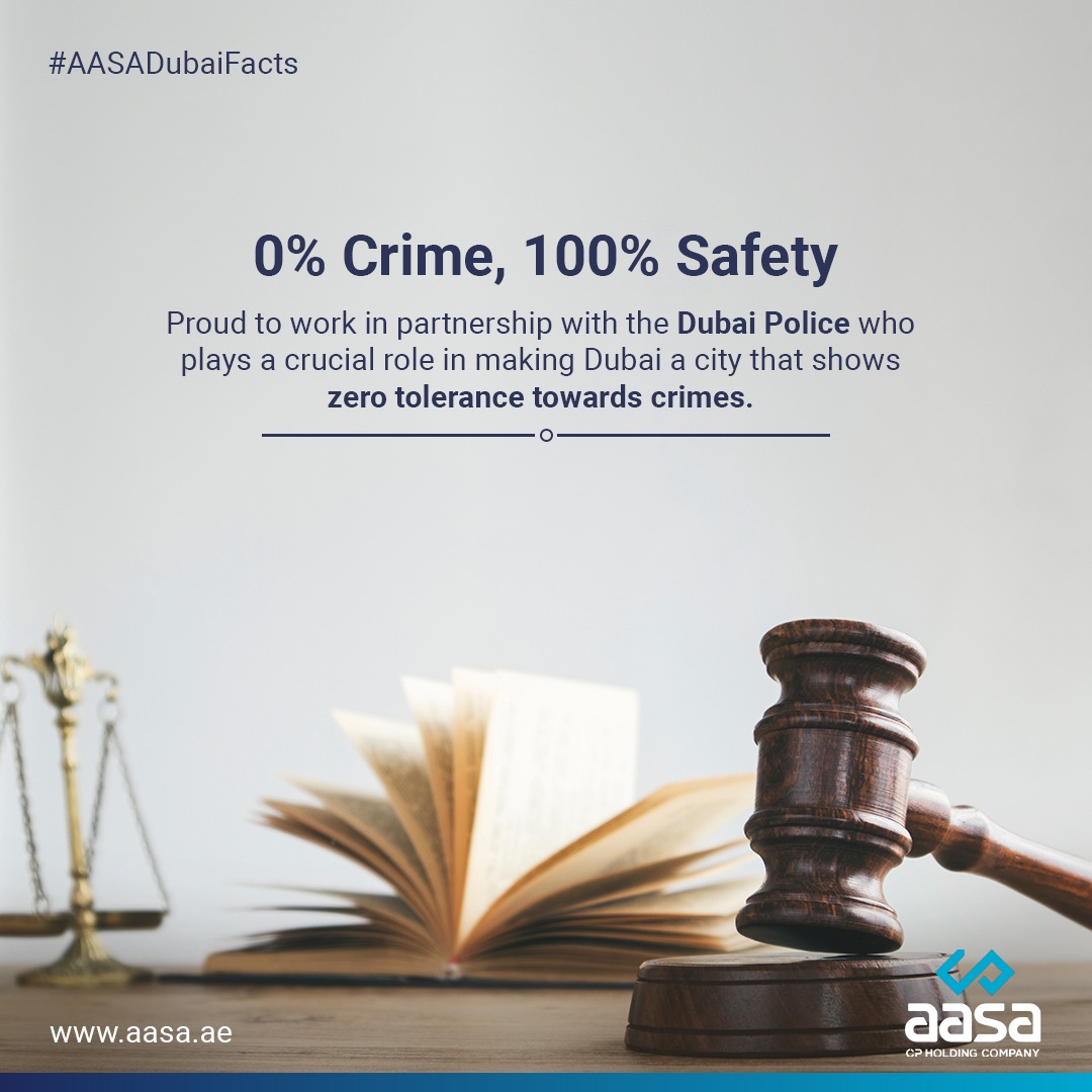 Among the major factors that make Dubai a safe and secure place to inhabit is its low crime rate. The Dubai Police has been extremely successful in their mission to ensure law and order.
#aasagroup #aasadubaifacts #dubai #dubaipolice #police