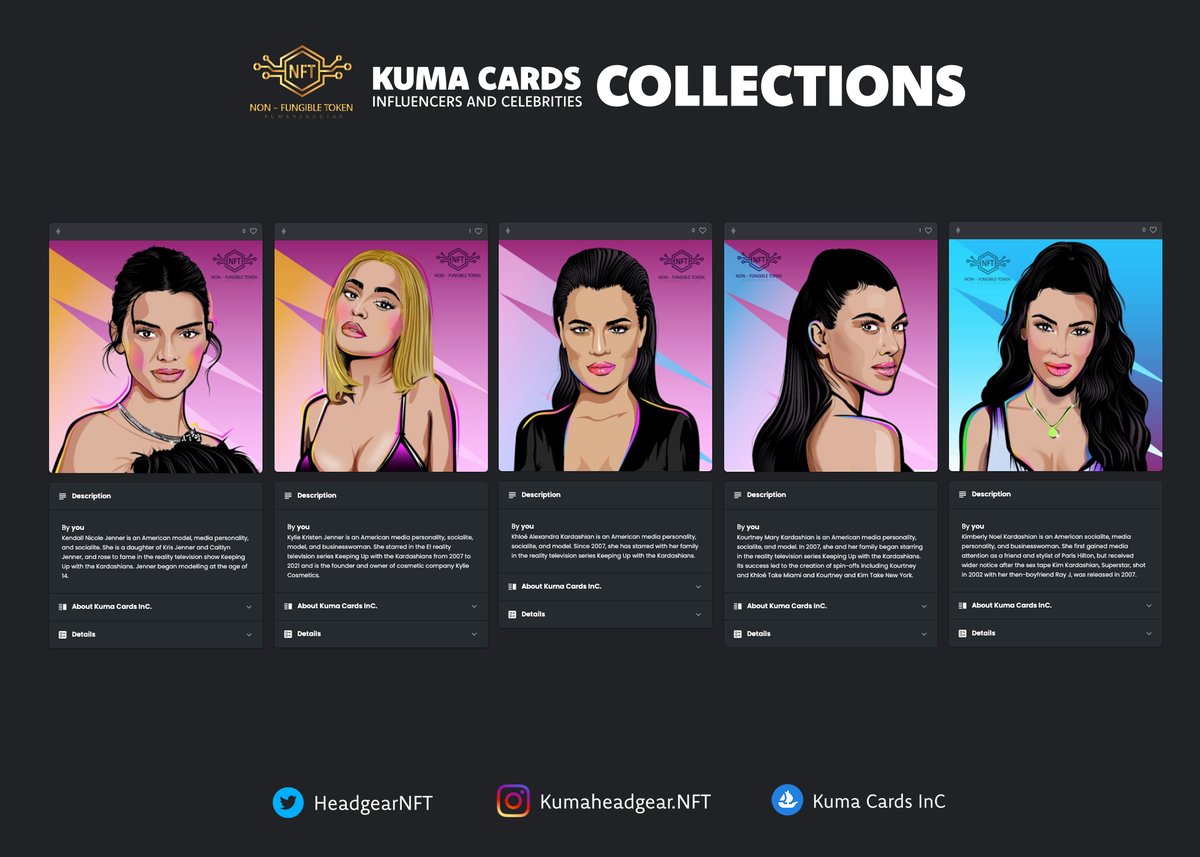 HeadgearNFT's tweet photo. goodmorning my friends who should i add to the greatest celebrity collection on
@opensea
today DM me. the items in this collection is chosen by my followers #nft #nftart #CollectionKeepsGrowing #NFTshill #NFTshilling #nftcollector #nftcollection #NFTProject #NFTdrop https://t.co/JJSoCnBuxW