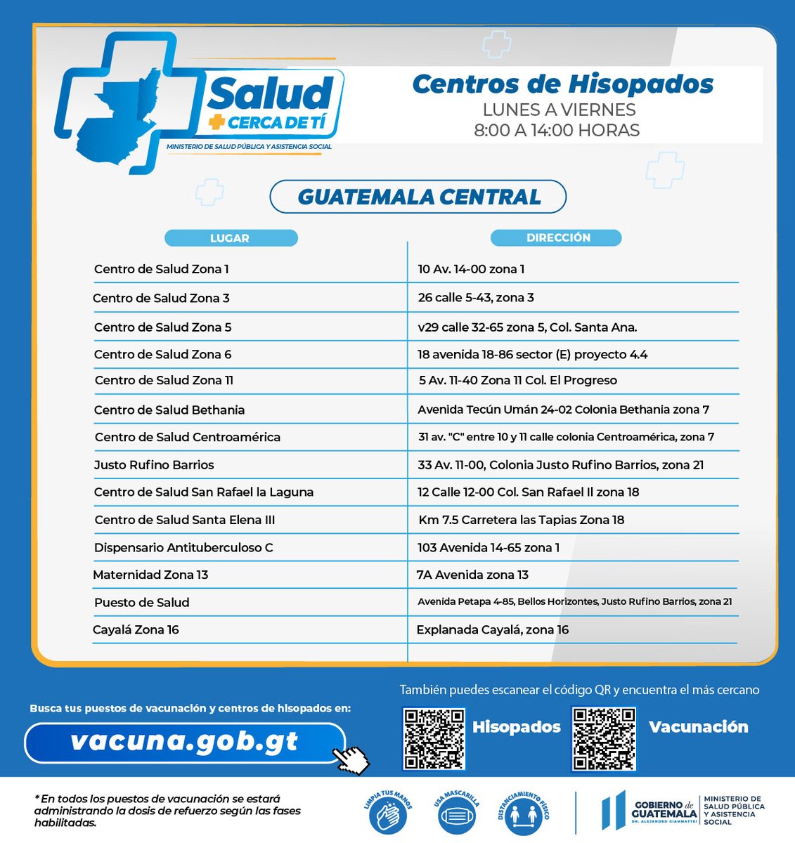 MinSaludGuate's tweet photo. #MSPAS |  ¿Con síntomas de COVID-19?  Acércate al Centro de Salud o laboratorio móvil más cercano, la prueba es rápida y segura.
#SaludMásCercaDeTi https://t.co/VxKTGZQMUD