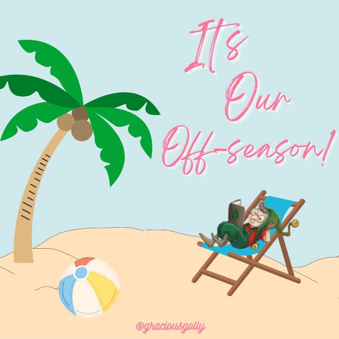 In January, the elves go on vacation! With the holiday season behind us, we've entered our off-season, which means we won't be posting as often. 

Thanks for making #goodnessgraciousgollygee's second year so special 😊

#offseason #christmasbooks #picturebook #kidslit #books