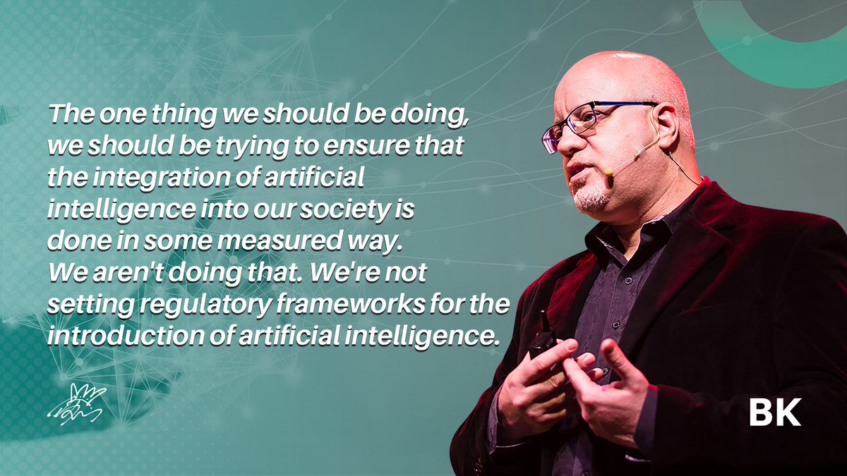 BrettKing's tweet photo. "We'll cross that bridge when we get to it." Will we, though? Hasn't been such a winning strategy for climate change. It won't be for AI, either. #technosocialism #optimalhumanity #ai https://t.co/mWjfLWNeG8