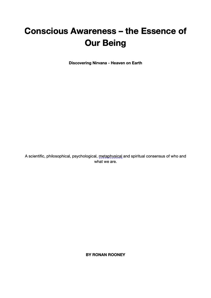 SelfDiscoveryIE's tweet photo. Really excited to have finished the first draft of my new book Conscious Awareness - The Essence of Our Being. A scientific, philosophical, psychological, metaphysical, and spiritual consensus of who we are, what we are and where we are evolving to.

#consciousawareness https://t.co/ZfHL2ZumGH