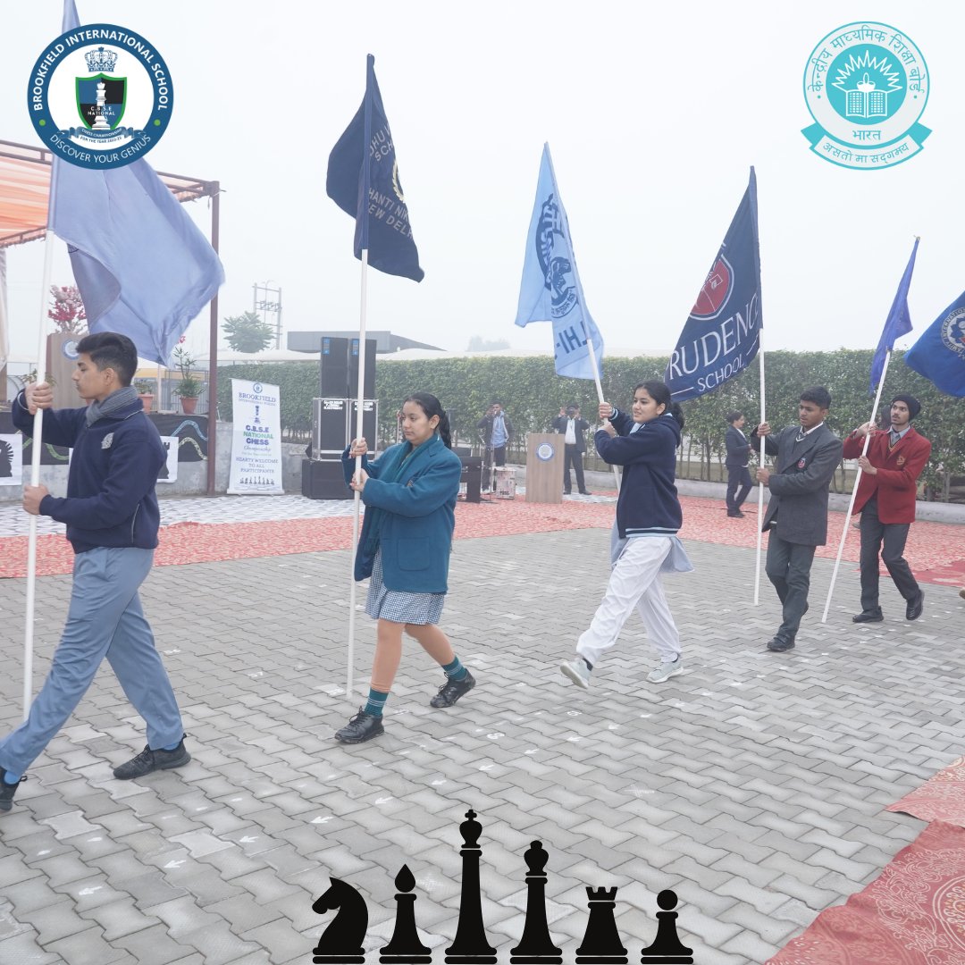 BrookfieldInte1's tweet photo. #OpeningCeremony with #India at #cbsenationalchesschampionship23 hosted by #BrookfieldInternationalSchool #MarchPast.
Dancing and Singing Students of the school presented mesmerising performances to welcome participants from across India, leaving everyone spellbound. #PROUDHOST https://t.co/psB69ZF7qP