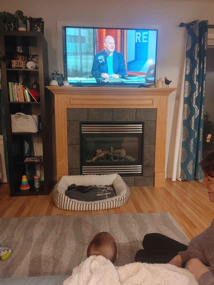 NotsoMadlibs's tweet photo. Proud dad moment, another generation in the family has become a fan of @richeisen @NFL https://t.co/PWsOZUqcrX