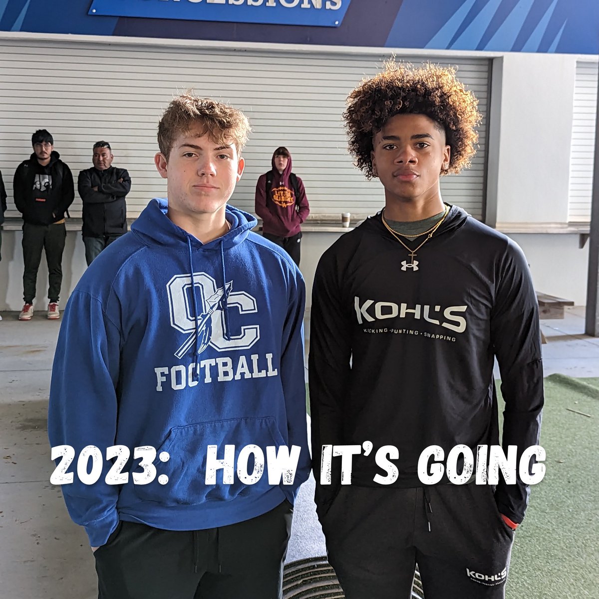 BryceQueen25's tweet photo. @andre_pentecost and I played soccer together in Dallas, TX in 2016! Today, the @KohlsKicking Future Stars event brought us together from DeSoto, TX &amp; Watkinsville, GA!
@CoachDale2 @Mansell247 @jwindon35 @joshmurphyCFB @CoachSFountain @CoachJCaraway @CoachSchuman @CoachMarcNolan https://t.co/AbAaQaFlt5