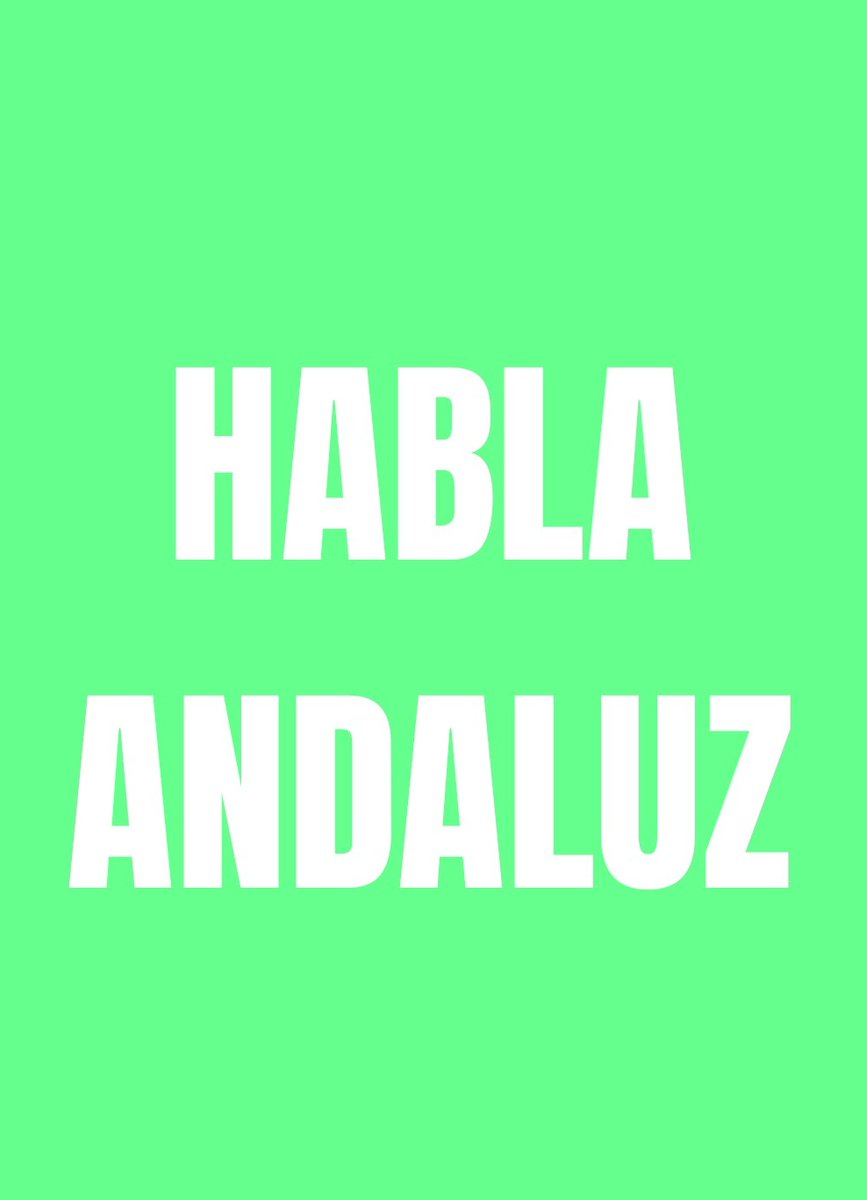 Estatuto de Autonomía de Andalucía:

⬜ Defensa, promoción, estudio y prestigio de la modalidad lingüística andaluza en todas sus variedades.

🟩 Los medios audiovisuales públicos promoverán el reconocimiento y uso de la modalidad lingüística andaluza, en sus diferentes hablas.