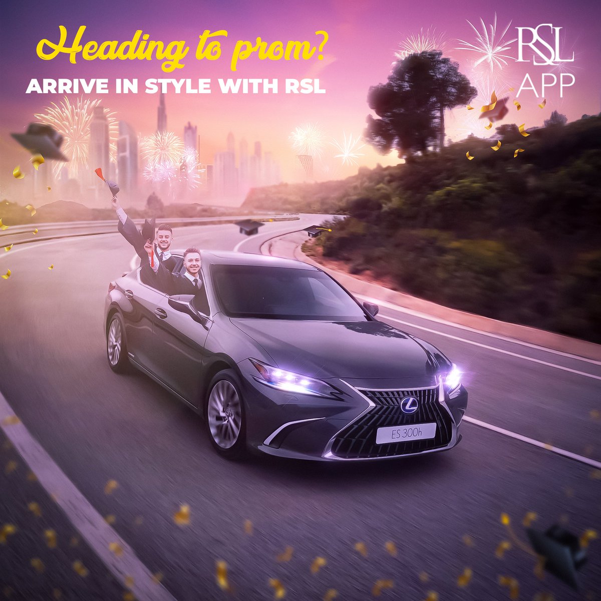 RSL_App's tweet photo. Whether you have a special party with friends or family, we hope you arrive in style, just as you imagined!
Book your ride now. https://t.co/5IinCgc4Kz