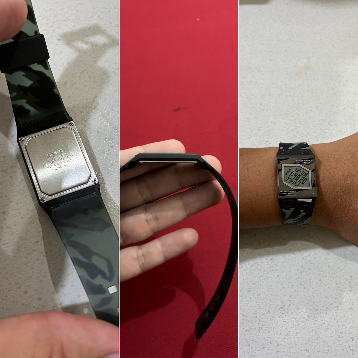 ⚠️For sale⚠️Casio fs-00 camo (1995), kondisi prima macam NOS, tombol2 &amp; light semua aman. Original. Japan Y