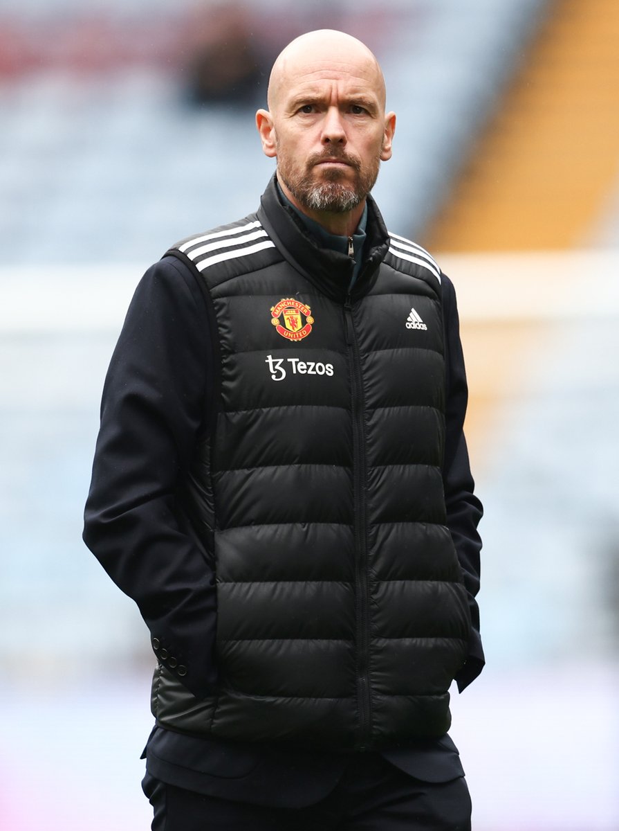 Footballtweet's tweet photo. Erik ten Hag has beaten Pep Guardiola, Antonio Conté, Mikel Arteta and Jürgen Klopp all in his first 6 months at Manchester United. 🔥 https://t.co/rtIUZJdIUT