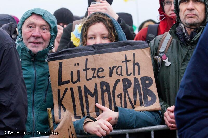 Schlechtes Wetter hält uns nicht auf 💚 #Luetzerath