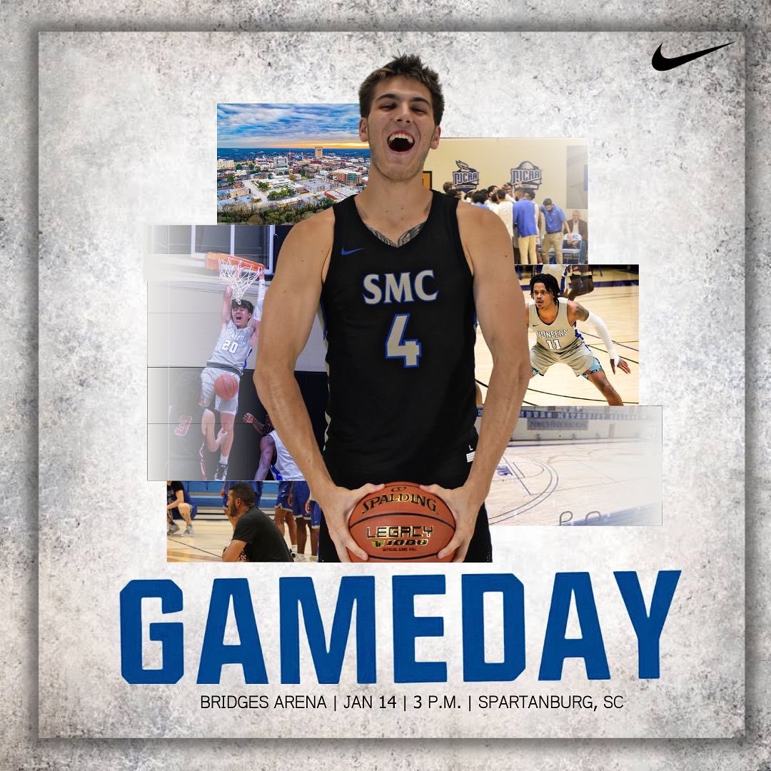 Come show support at 3pm as we host Denmark Tech for our first conference game of the season💙🤍 #gopioneers #NJCAABasketball 
Live Link: facebook.com/SMCHoops/