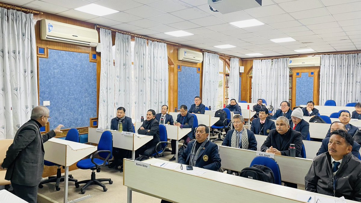 NCGG_GoI's tweet photo. 1/4

Day 6 of CBP for civil servants of Arunachal. 1st session on artificial intelligence in governance was taken by Shri @prakashkumar Chairman, Wadhwani Institute of Tech &amp; Policy. He explained how use of AI tools can drive good governance. https://t.co/1RnBwLt1ph