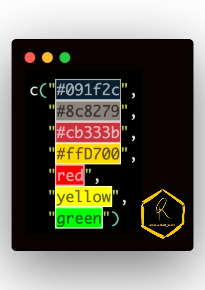 Have you updated your RStudio IDE? 💻

The new color support on the console is handy!
🔴🟠🟡🟢🔵🟣🟤⚫️⚪️ #rstats