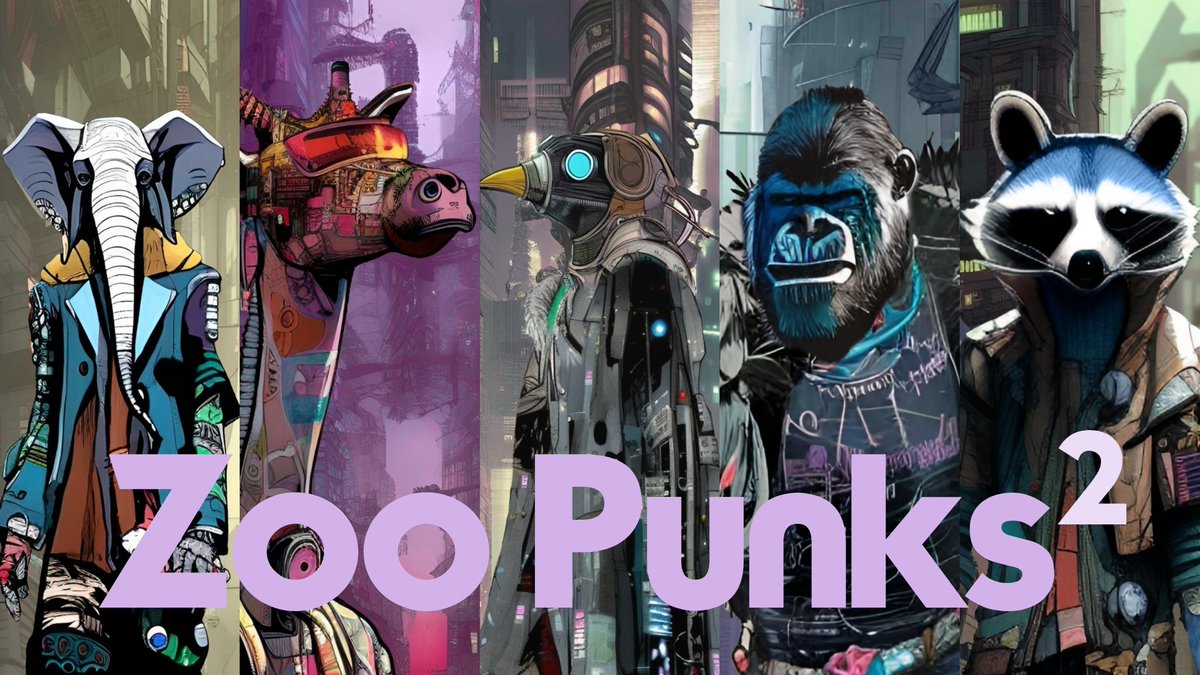 Jacob606's tweet photo. They're here!
#ZooPunks drop #2 are listed and will be listed tomorrow! I will only be minting 5 for this drop.
#AI #AIIA #aiart #digitalart
You can read about them in the link below ⤵️
https://t.co/akCTJPAcza https://t.co/UdEJN1NQdv