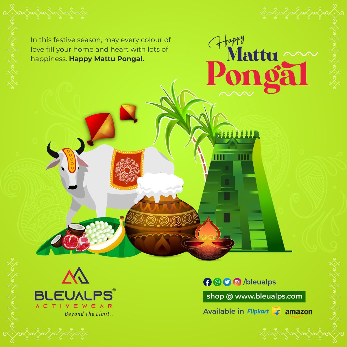 bleualps's tweet photo. Happy Mattu Pongal 2023 - Bleualps

Shop Online https://t.co/u87KI02YYa

#Bleualps #Activewear #Sportswear #womensactivewear #polotshirts #HappyPongal2023 https://t.co/9KsRRMSRjm